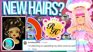 NEW SUPER CUTE HAIRS COMING SOON TO ROYALE HIGH?! POSSIBLE NEXT UPDATE??? ROBLOX Royale High Tea