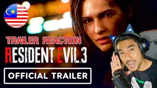 Resident Evil 3 NAK KELUAR DAH! "REACTION VIDEO" (MALAYSIA)