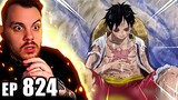 One Piece Episode 824 REACTION | The Rendezvous! Luffy, a One on One at His Limit!