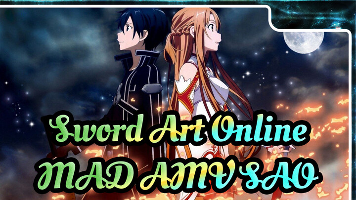 Sword Art Online | [SAO/MAD/1080P] Cahaya pedang bayangan yang bersinar seperti berlian!