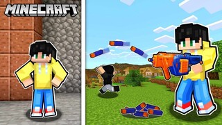 BUMILI AKO NG "NERF GUN" para sa MAGNANAKAW sa Minecraft PE