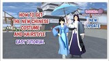 How to get the New Chinese Costumes and Hairstyles (Tutorial) | Sakura School Simulator