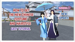 How to get the New Chinese Costumes and Hairstyles (Tutorial) | Sakura School Simulator