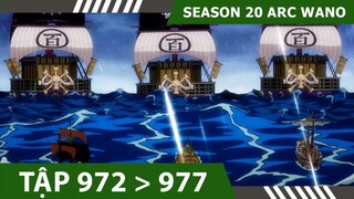 Review One Piece [#SS20] - P18 ARC WANO 💀 Tóm tắt Đảo Hải Tặc Tập 972,973,974,975,976