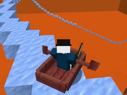 Minecraft: Speed boating, thrilling! !