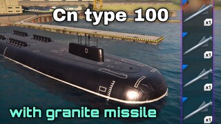 Modern Warships: CN TYPE 100 loaded with Granite missile. Alpha server
