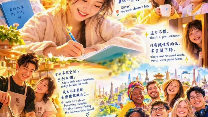 ✨ 笔在手里 ✨✨ The Pen Is in The Hand ✨元曦进门时带着笑。(Yuan Xi enters with a smile.) 😊不大不小，刚好是让人觉得“我没事”的那种笑。(N