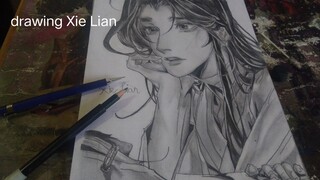 drawing Xie Lian from Tian Guan ci fu