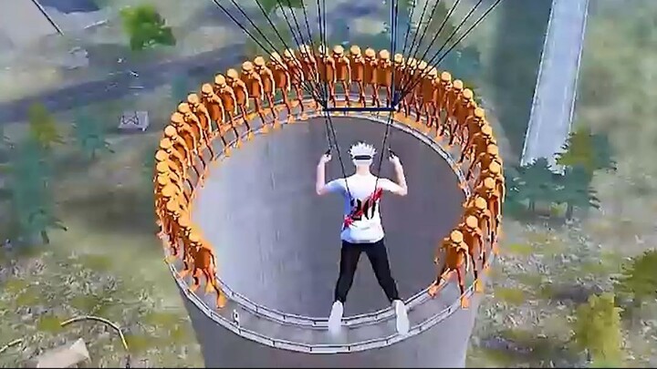 top global gojo by 1 #ff #freefire #roblox #fishit