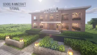 How to make a School in Minecraft
