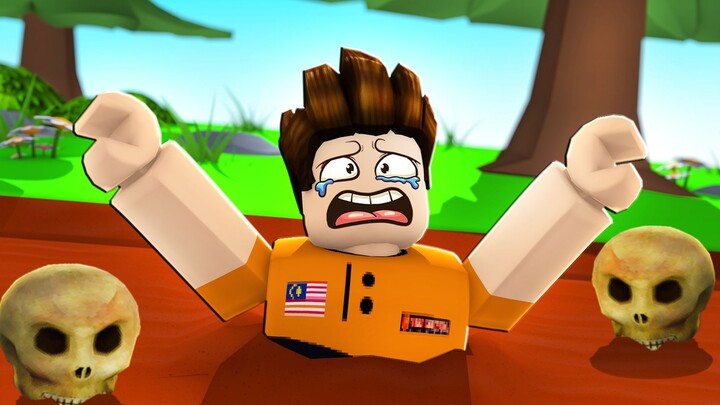 Horangi Tenggelam Dalam Lumpur Yang Busuk 🤢🤢🤢! [Quicksand [⌛]] (Roblox Malaysia)