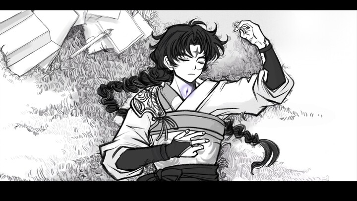 [อินุยาฉะเทพอสูรจิ้งจอกเงิน|ลายมือ] ศูนย์กลางของจิงเจ๋อ - ทิศทางส่วนตัวของ Mangu -