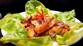 Lườn CÁ HỒI CHIÊN NƯỚC MẮM thom ngon | món ngon mỗi ngày htp