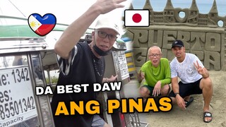 FIRST TIME SUMAKAY NG JEEPNEY AT PUERTO GALERA | Enjoy si LOLO | Filipino Japanese Family