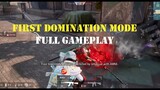the first game in domination mode | PUBG mobile
