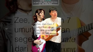 ZEE JKT48 GRADUATE SEDIH, TAPI... UWAWW #shorts #deankt #zeejkt48