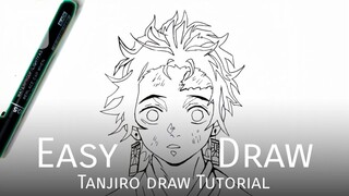 skets draw kamado tanjiro [demon slayer]