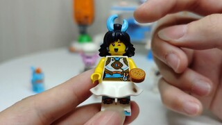 [Cá trong nước tâm hồn] LEGO 80032 Nhà máy bánh trung thu Chang'e/Phòng trực tiếp của Monkey King Mo