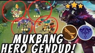 HANZO MUKBANG HERO GENDUD AUTO KENYANG!!