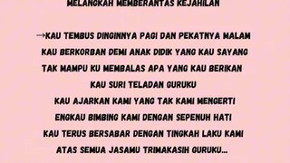 lagu perpisahan murid dan guru