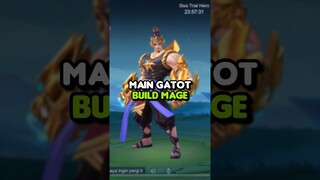 Gatot damage mage #mingodichallenge #mobilelegends