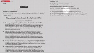 7 - READING Academic Test 1 Feedback