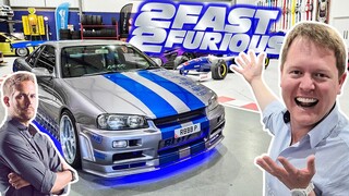 JDM ICON! Paul Walker's R34 Skyline from Fast and Furious at The Shmuseum