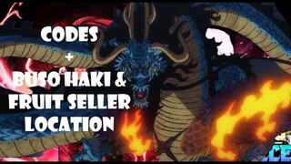 King Piece - ALL WORKING CODES + BUSO HAKI & DEVIL FRUIT SELLER LOCATION | Roblox |