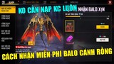 Cách Nhận Balo Cánh Rồng Miễn Phí - Test FULL Sự Kiện Ngày 23/9 Nạp Kim Cương Cực Hot | Free Fire