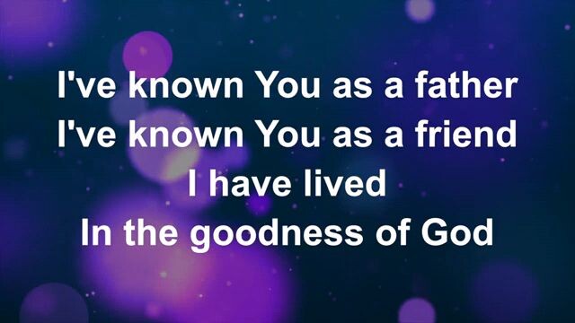 Goodness of God  #Christian Song                                #Vedio Lyrics