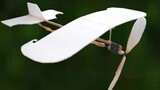 Make a simple toy airplane that can be driven with a rubber band