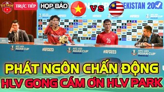 Họp Báo U23 Việt Nam vs U23 Malaysia: HLV Gong Cám Ơn HLV Park, Phát Ngôn Chấn Động ĐNA