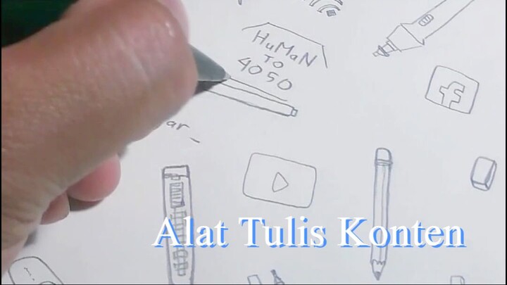 Menggambar alat konten