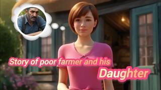 Story Of Poor Farmer And His Daughter (Explain In English)@Animestories0