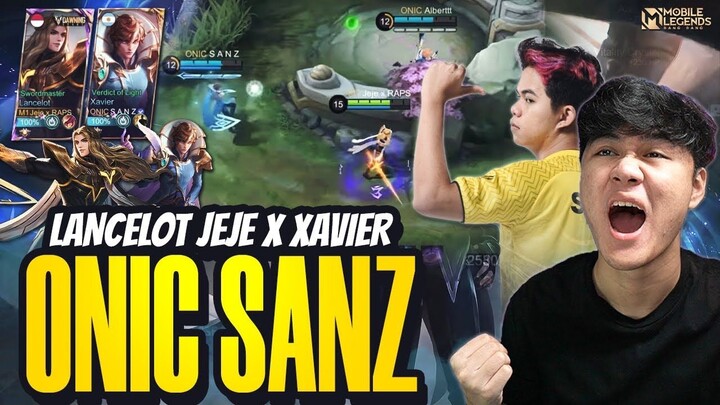 LANCELOT JEJE DUET XAVIER SANZ COMBO MAUT KANDANGIN MUSUH AGRESIF! - Mobile Lege