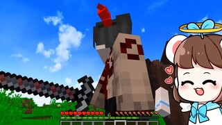 Mèo Simmy Em Bé Thiên Sứ Chăm Sóc Cha Ác Qủy Bị Sốt Nặng Trong Minecraft