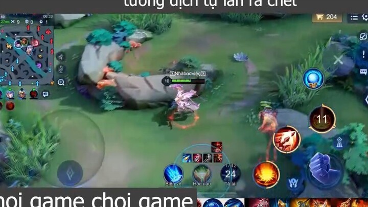 tướng địch tự lăn ra chết p2 #choigamechoigame