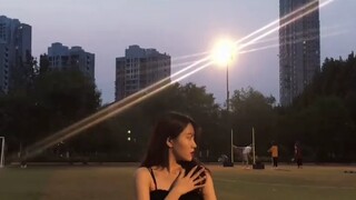 【天津艺术职业学院】艺术生操场表演，大长腿配黑色AJ