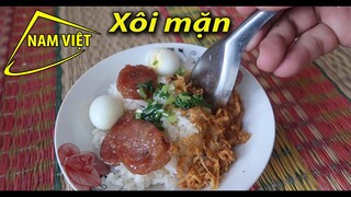 Xôi mặn làm đơn giản mà ngon hết sẩy - Nam Việt