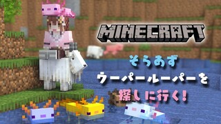 【Minecraft】ウパルパ探検だ！～そらあず・・・そしてウパルパ～【#SorAZ/#ときのそら生放送】