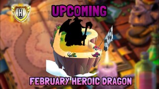 Upcoming February Heroic Dragon Information (Release Date) in Dragon City 2021
