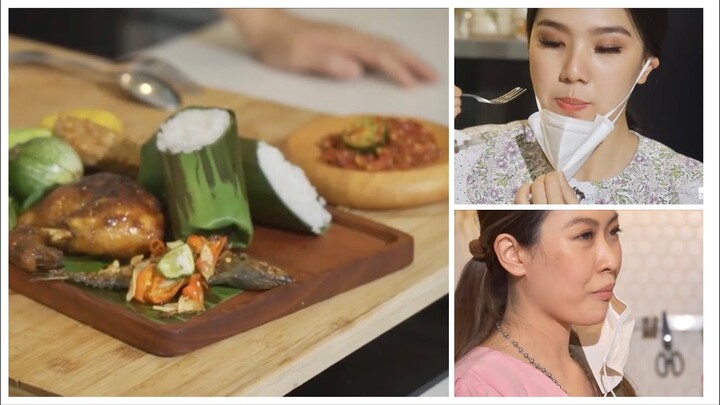 TEH JENNY MASAK BARENG DEVINA HERMAWAN, RESEP NASI TIMBEL KOMPLIT DAN IKAN PEDA, SUNDA PISAN POKONYA