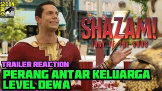 SHAZAM VS DRAGON !! KONFLIK KELUARGA LEVEL DEWA ! SHAZAM FURY OF GODS TRAILER REACTION