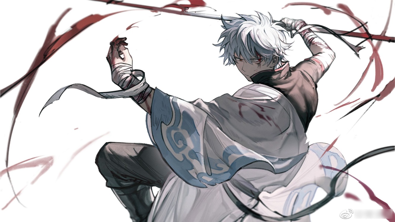 SPEED DRAWING ANIME  SAKATA GINTOKI - BiliBili