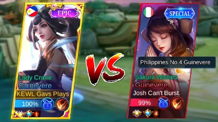 GUINEVERE VS TOP 4 PHILIPPINES GUINEVERE| WHO WILL WIN?! - MLBB