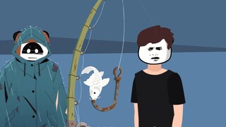 [Novel Cthulhu - Aku Makhluk Hebat] Episode 11: Bertemu Nelayan Lagi dan Menangkap Dunkleosteus