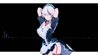 [MMD Zona Terlarang Debu Putih] Qinnuo Musik Gemetar~