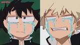Midoriya's crying quirk affects Bakugou [My Hero Academia Comics]