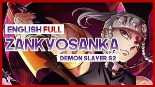 【mew】"Zankyou Sanka"  FULL ║ Demon Slayer Season 2 OP ║ ENGLISH Cover & Lyrics