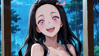 MANDI HUJAN BARENG NEZUKO CHAN